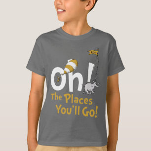 Camiseta Dr. Seuss   ¡Oh, los lugares que irás! Retro