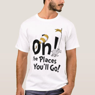 Camiseta Dr. Seuss   Oh, The Places You'll Go! Retro