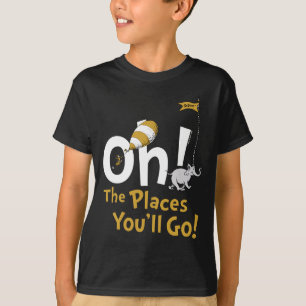 Camiseta Dr. Seuss   Oh, The Places You'll Go! Retro