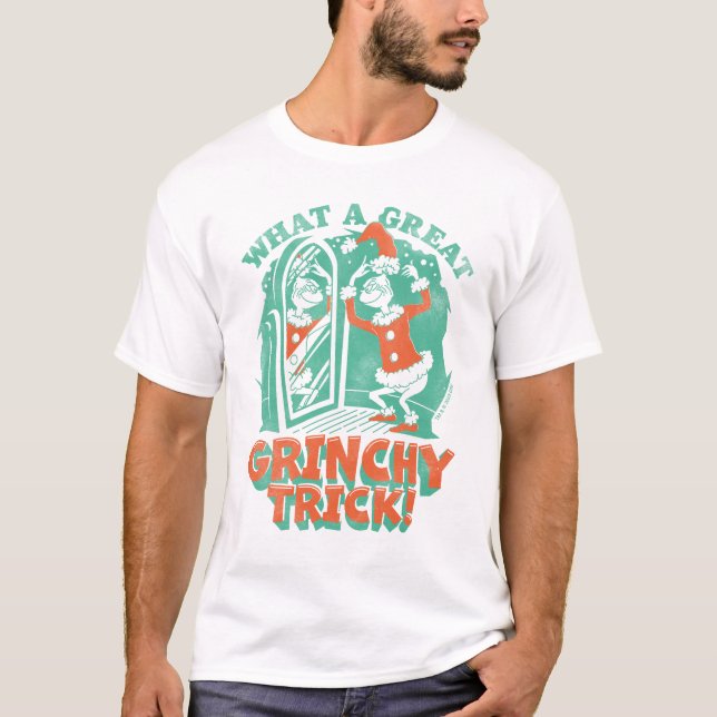 Camiseta Dr. Seuss | ¡Qué gran truco Grinchoso! (Anverso)