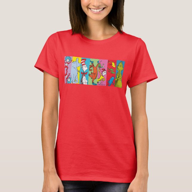 Camiseta Dr. Seuss | Rebanada de Personaje (Anverso)