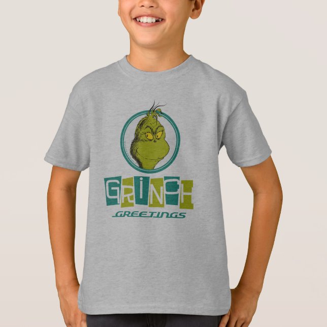 Camiseta Dr. Seuss| Saludos Grinch (Anverso)