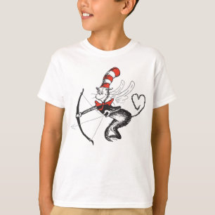 Camiseta Dr. Seuss San Valentín El Gato con Sombrero Cupi