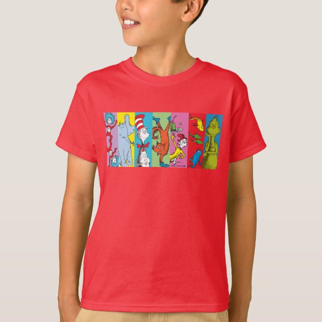 Camiseta Dr. Seuss | Sección de caracteres (Anverso)