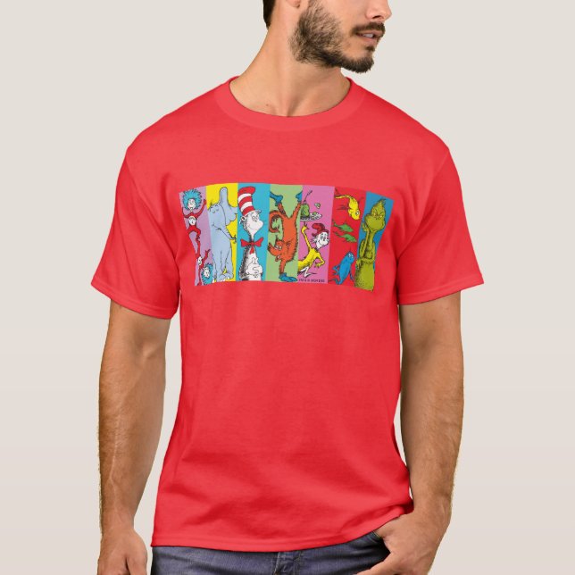 Camiseta Dr. Seuss | Sección de caracteres (Anverso)