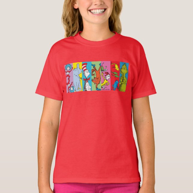 Camiseta Dr. Seuss | Sección de caracteres (Anverso)