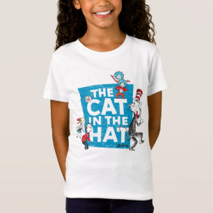 Camiseta Dr. Seuss   The Cat in the Hat Logo - Characters