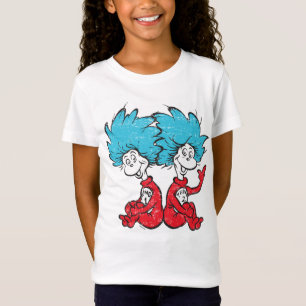 Camiseta Dr. Seuss   The Cat in the Hat - Thing 1, Thing 2