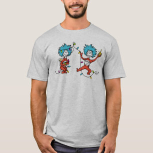 Camiseta Dr. Seuss   The Grinch   Thing 1 & Thing 2 Dancing