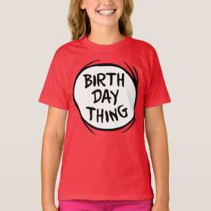 Camiseta Dr. Seuss Thing One Thing Two - Cosa de cumpleaños