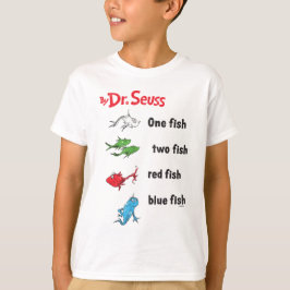 Camiseta Dr. Seuss | Un pez dos peces - Vintage