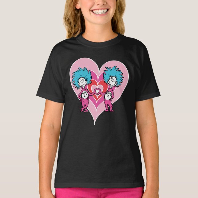 Camiseta Dr. Seuss Valentine | Cosa 1 Cosa 2 (Anverso)