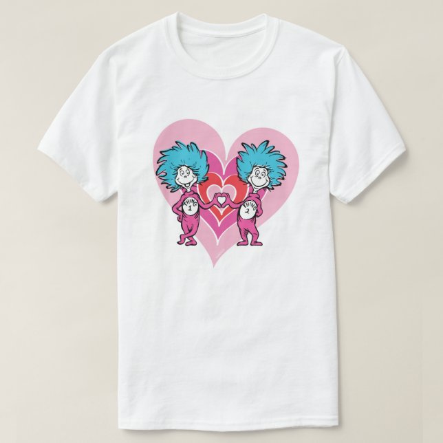 Camiseta Dr. Seuss Valentine | Cosa Una Cosa Dos (Diseño del anverso)