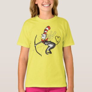 Camiseta Dr. Seuss Valentine  El gato del Gorra Cupido