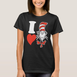 Camiseta Dr. Seuss Valentine | I Heart The Cat in the Hat