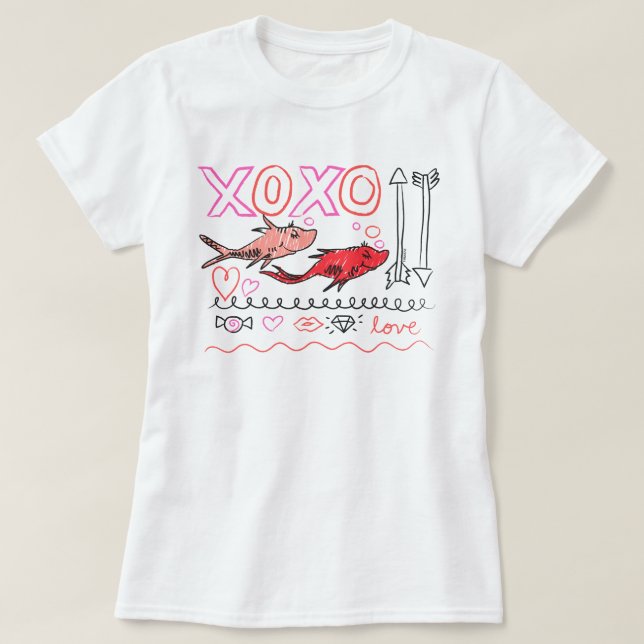 Camiseta Dr. Seuss Valentine | XOXO Design (Diseño del anverso)