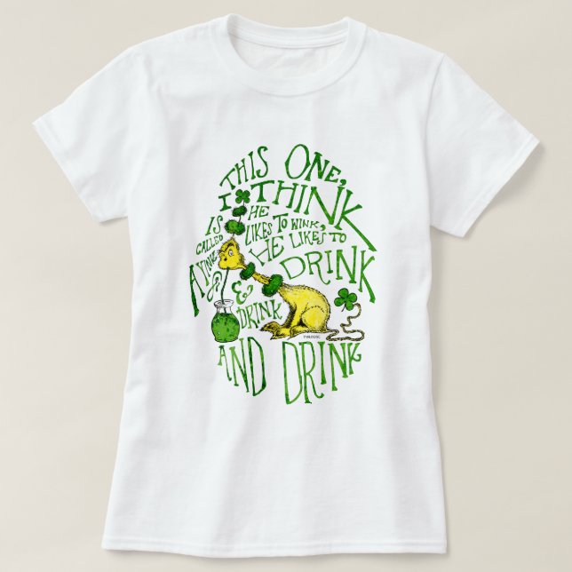 Camiseta Dr. Seuss | Yink - Día de San Patricio (Diseño del anverso)