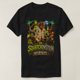 Camiseta Dr. Squatchenstein Bigfoot Loco Científico Tee