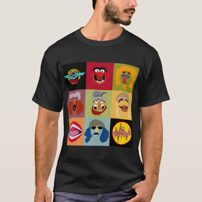Camiseta Dr. Teeth y la Electric Mayhem con Lips (Anverso)