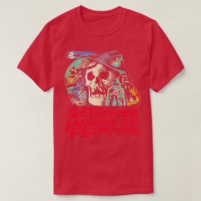 Camiseta Dr. Terrors House of Horrors (Diseño del anverso)