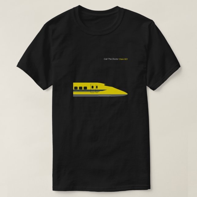 Camiseta Dr. Yellow 923 Shinkansen Classic (Diseño del anverso)