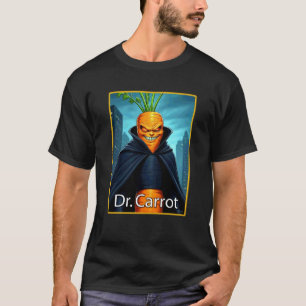 Camiseta Dr Zanahoria Villano Malvado Vegano