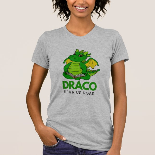 Camiseta Draco de cuello V (Anverso)