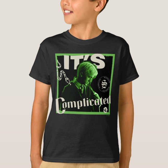 Camiseta Draco Malfoy - "Es Complicado" (Anverso)