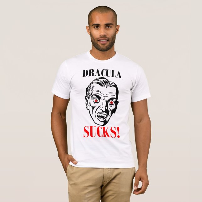 CAMISETA ¡DRÁCULA CHUPA! (Anverso completo)