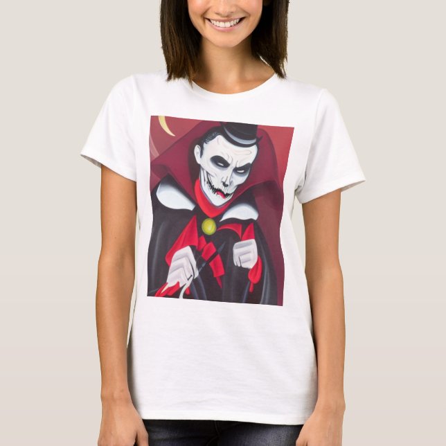 Camiseta Drácula de Halloween (Anverso)