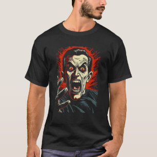 Camiseta Drácula de vampiros por Halloween de horror encorv