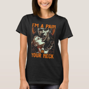 Camiseta Drácula Es Un Dolor En El Cuello, Chica Gótico Emo