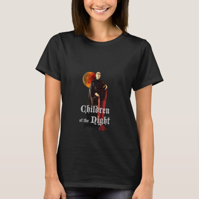 Camiseta DRACULA Niños de la noche (Anverso)
