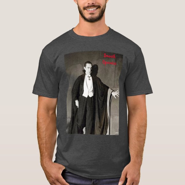 Camiseta Drácula - Operador liso (Anverso)