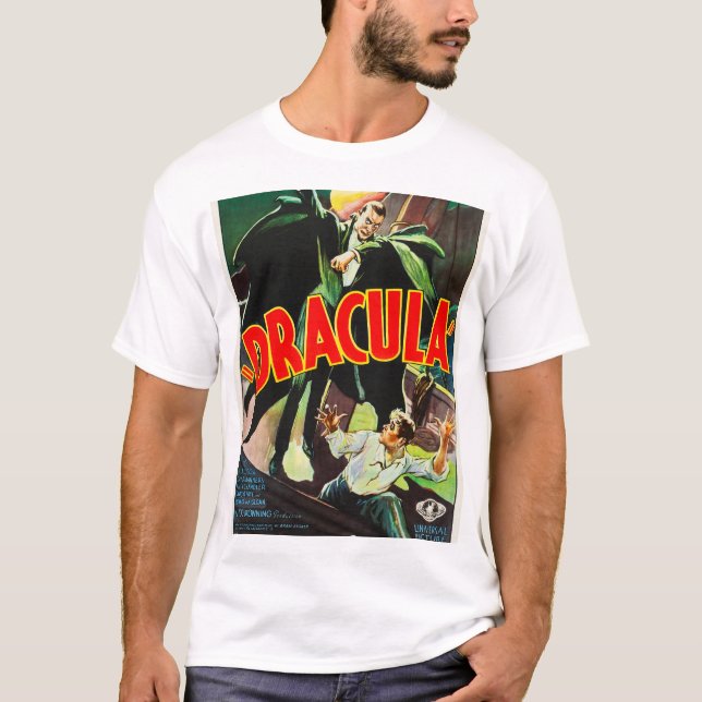 Camiseta Drácula Poster de cine de 1931 (Anverso)