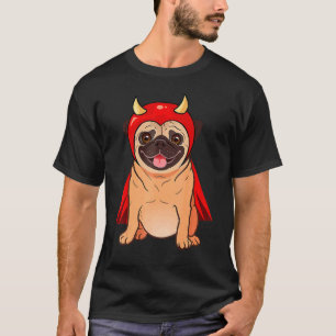 Camiseta Dracula Pug Vampiro Perro Lindo Disfraz de Hallowe
