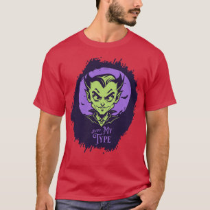 Camiseta Drácula Sólo mi tipo TShirt 1