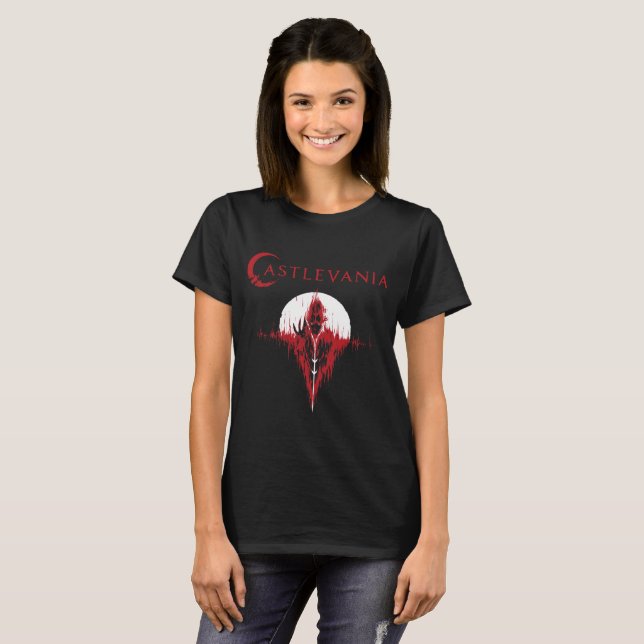 Camiseta Drácula tienta (Anverso completo)