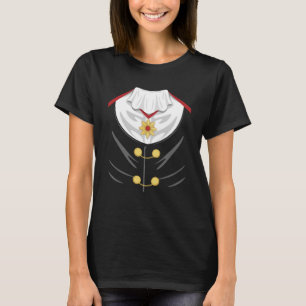 Camiseta Dracula Tuxedo perezoso disfraces de Halloween par