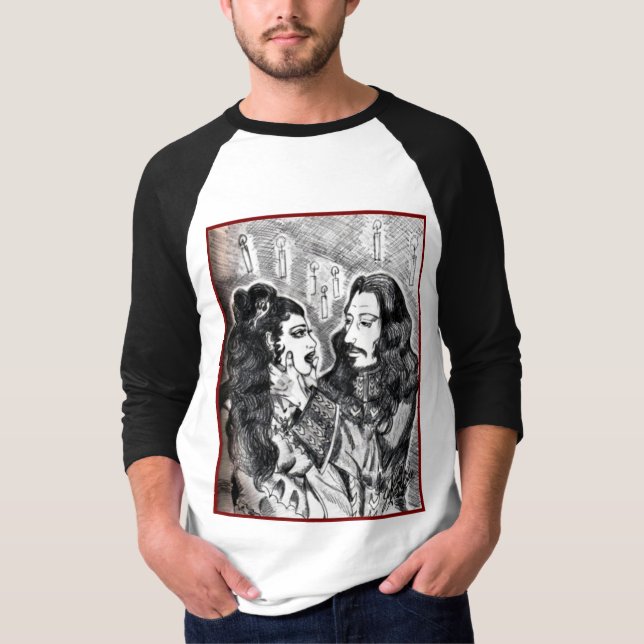 Camiseta Drácula y Mina (Anverso)