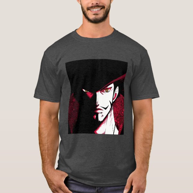 Camiseta Dracule Mihawk One Piece (Anverso)