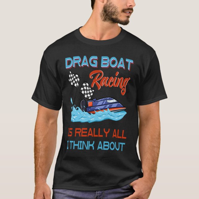 Camiseta Drag Boat Racing RC Model Boating Driver  3 (Anverso)