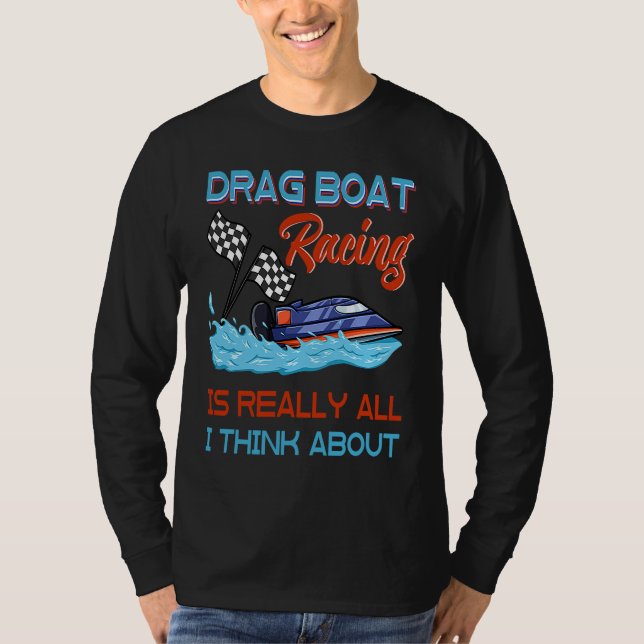 Camiseta Drag Boat Racing RC Model Boating Driver  3 (Anverso)
