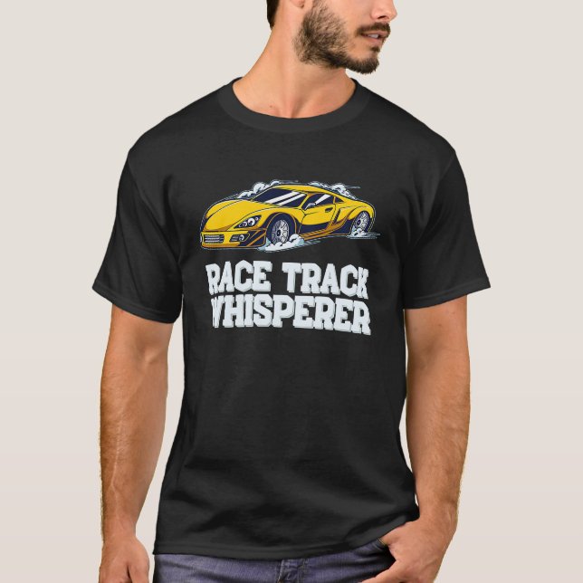 Camiseta Drag Racing Drifting And Drag Racer  Heartbeat (Anverso)