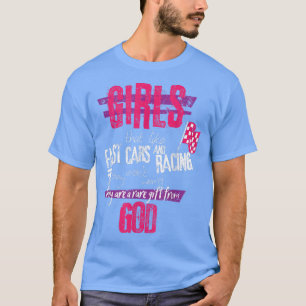 Camiseta Drag Racing Girls TRare Gift God Drag Racing T