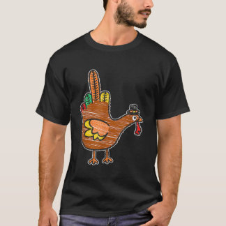 Camiseta Dragín de aves de Turquía en el Día de Acción de G