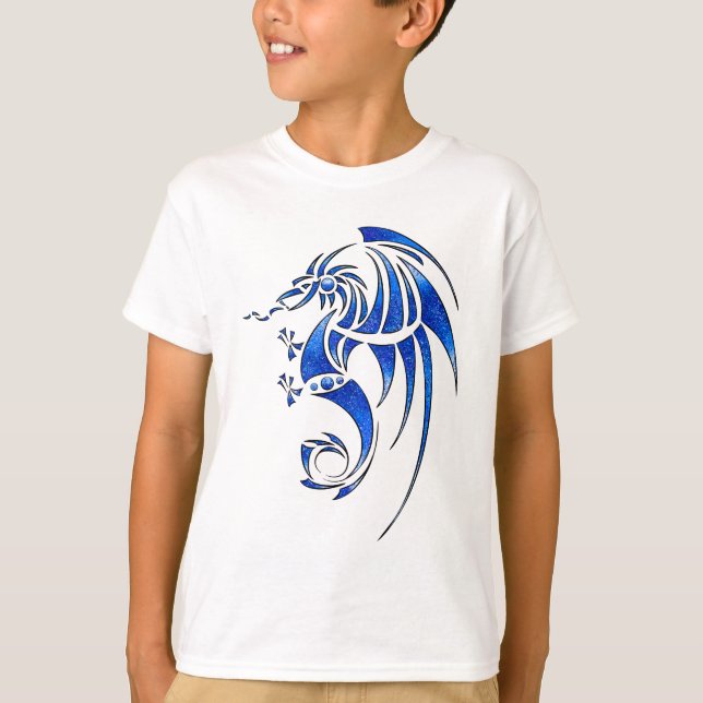 Camiseta Dragissous V1 - blue dragon (Anverso)