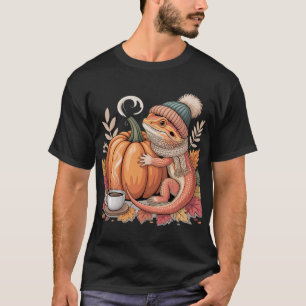 Camiseta Dragón acogedor con barba de otoño y café