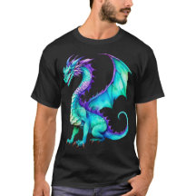 Dragón acuático púrpura y Verde azulado