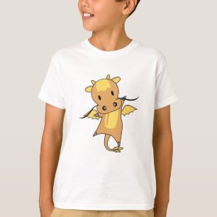 Camiseta Dragón amarillo Hada Hada Tale Fantasy Cute Animal